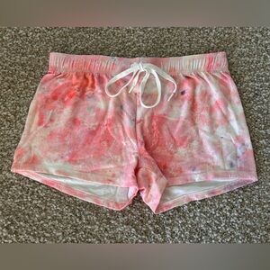 P.J. Salvage Pink Tie-Dye Shorts, size small.
